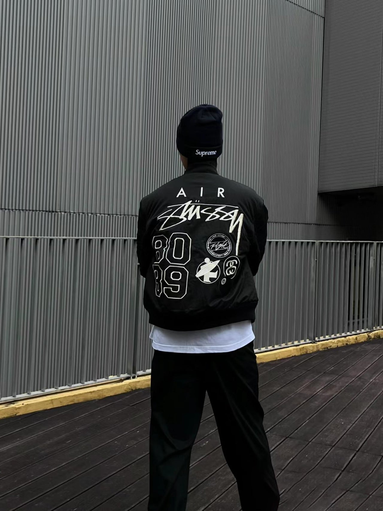 STUSSY x NIKE 聯名雙面穿衍縫鋪棉夾克