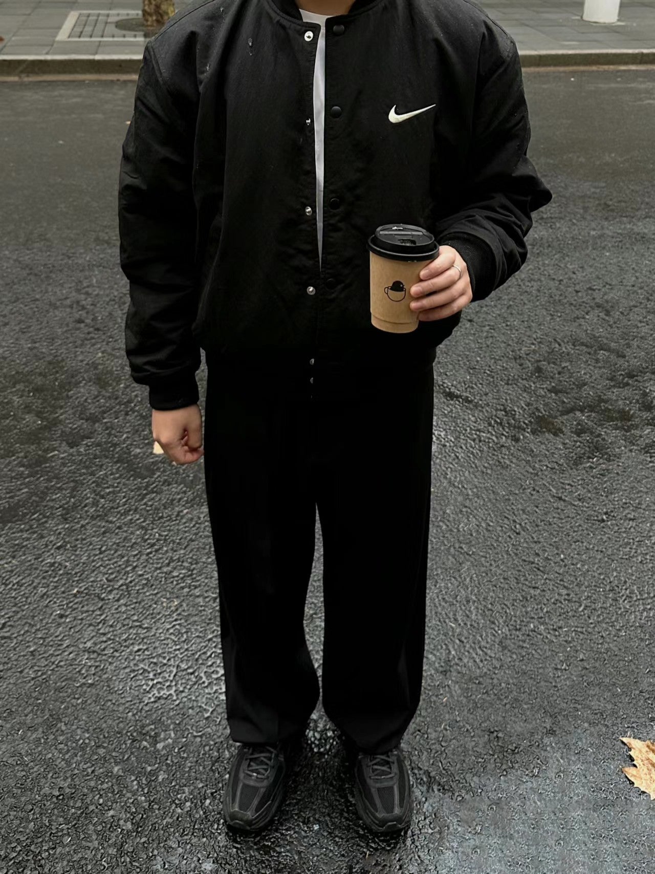 STUSSY x NIKE 聯名雙面穿衍縫鋪棉夾克