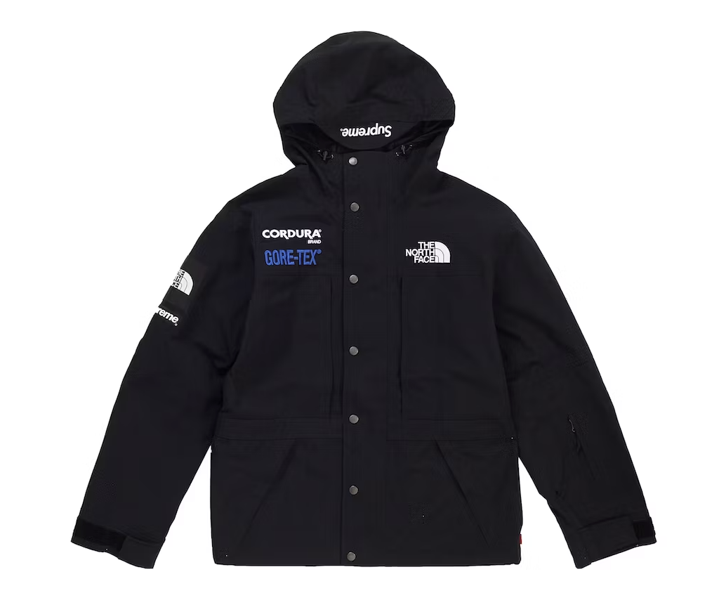 THE NORTH FACE x SUPREME GORE-TEX 衝鋒衣 連帽風衣外套 - 黑色
