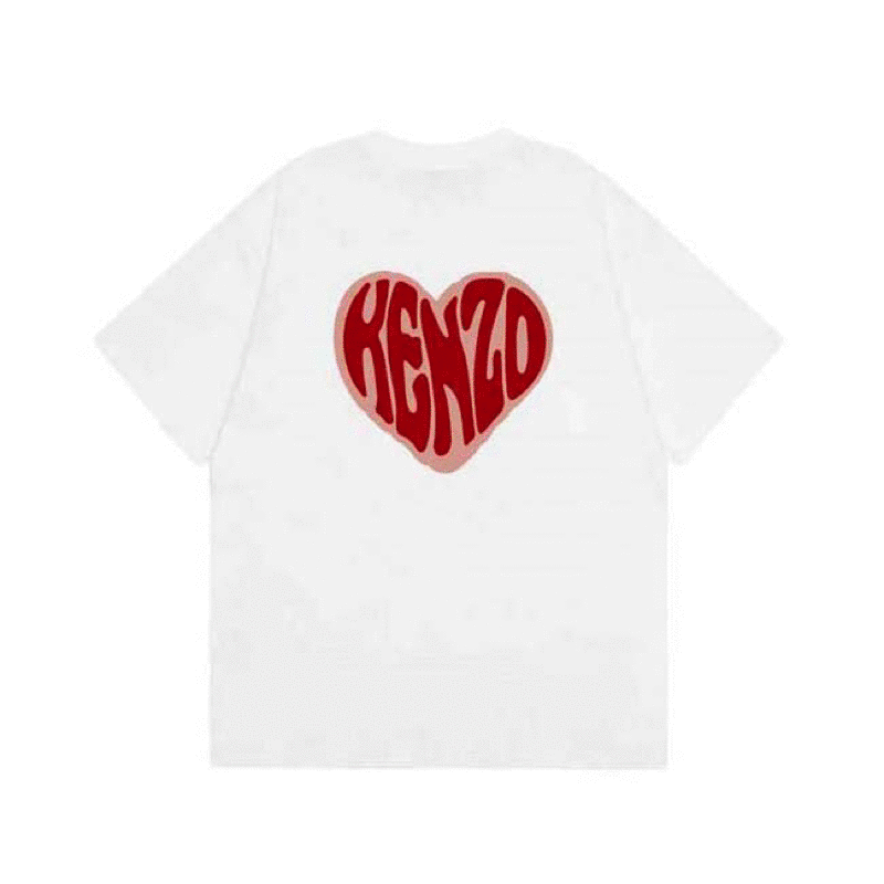 KENZO 發泡印花愛心T恤 - VANASH