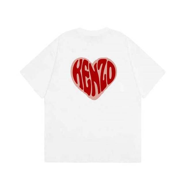 KENZO 發泡印花愛心T恤 - VANASH