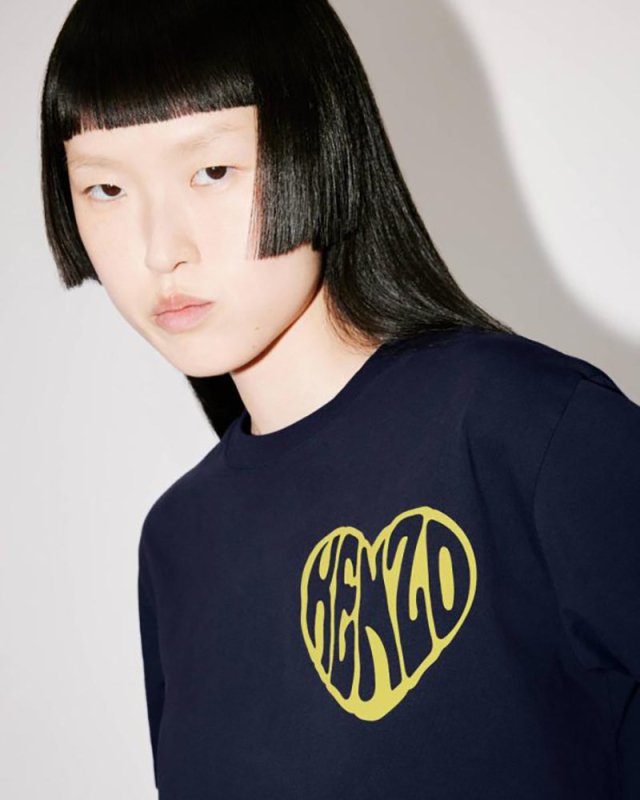 KENZO 發泡印花愛心T恤 - VANASH