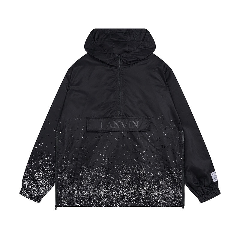 LANVIN x GALLERY DEPT 半拉鍊連帽風衣夾克 - VANASH