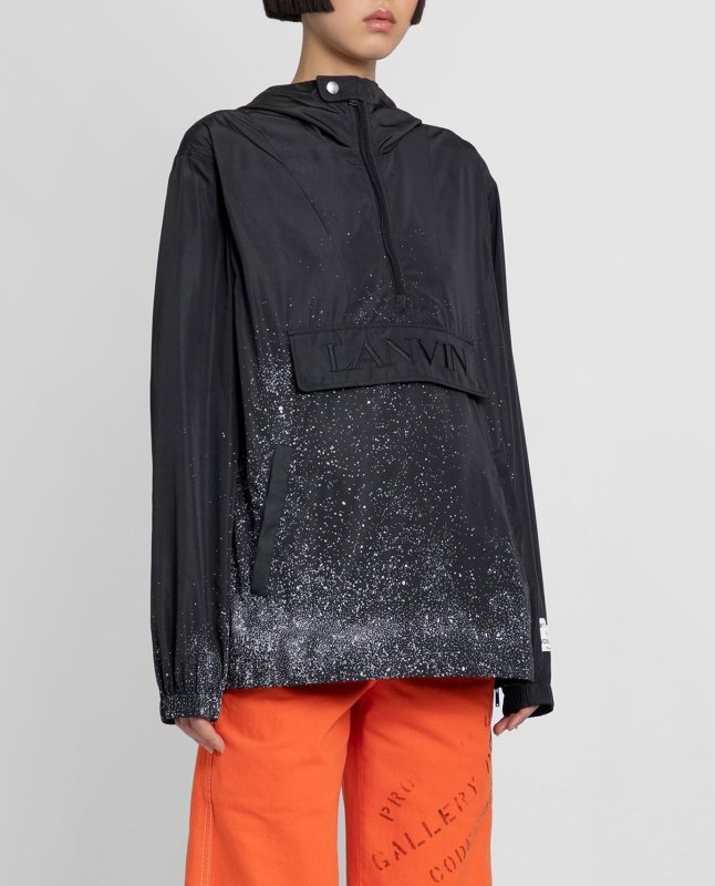 LANVIN x GALLERY DEPT 半拉鍊連帽風衣夾克 - VANASH