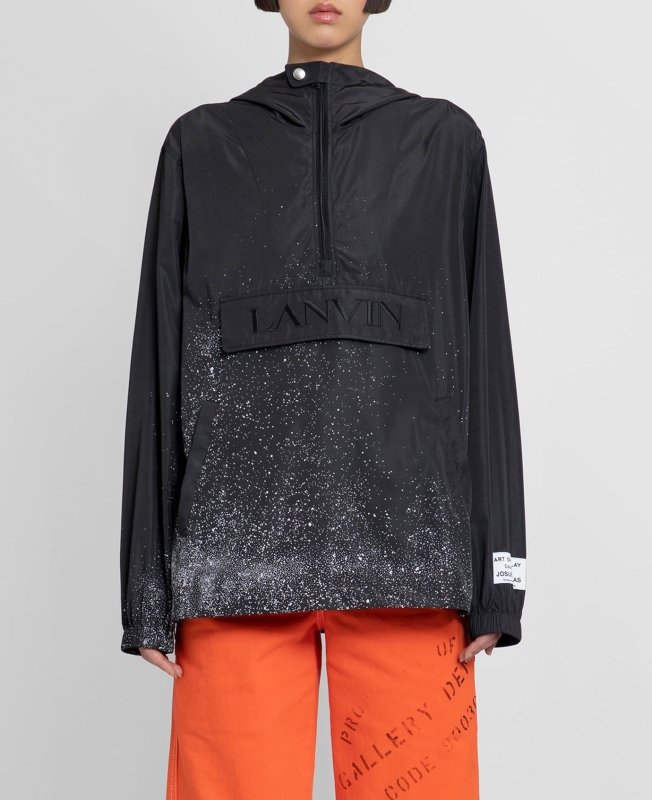 LANVIN x GALLERY DEPT 半拉鍊連帽風衣夾克 - VANASH