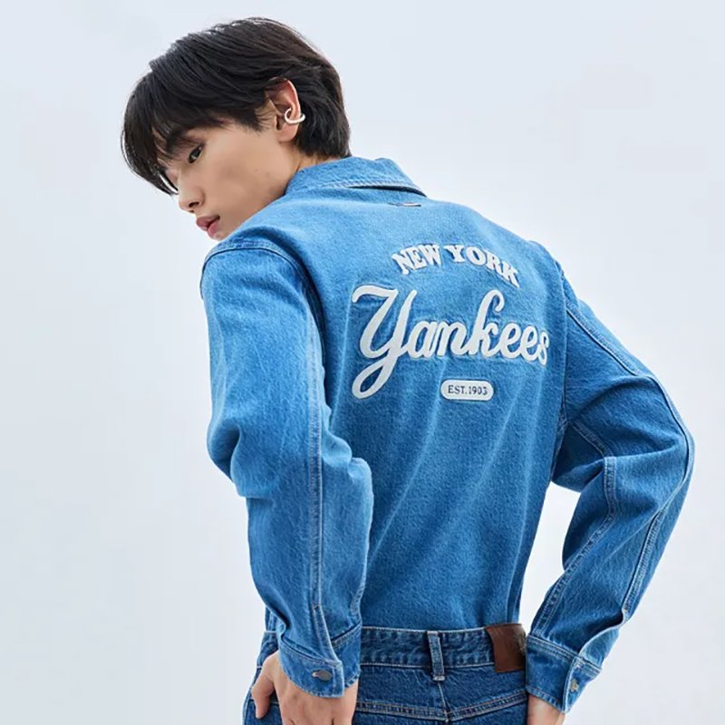MLB NEW YORK YANKEES 紐約洋基牛仔襯衫 - VANASH
