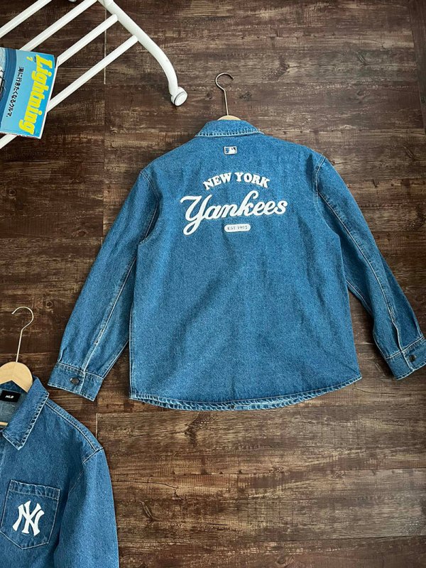 MLB NEW YORK YANKEES 紐約洋基牛仔襯衫 - VANASH