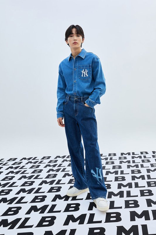 MLB NEW YORK YANKEES 紐約洋基牛仔襯衫 - VANASH