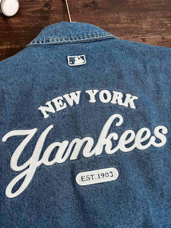 MLB NEW YORK YANKEES 紐約洋基牛仔襯衫 - VANASH