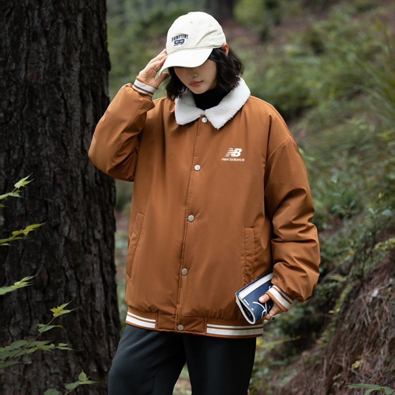NEW BALANCE 羊羔絨棒球外套 - VANASH