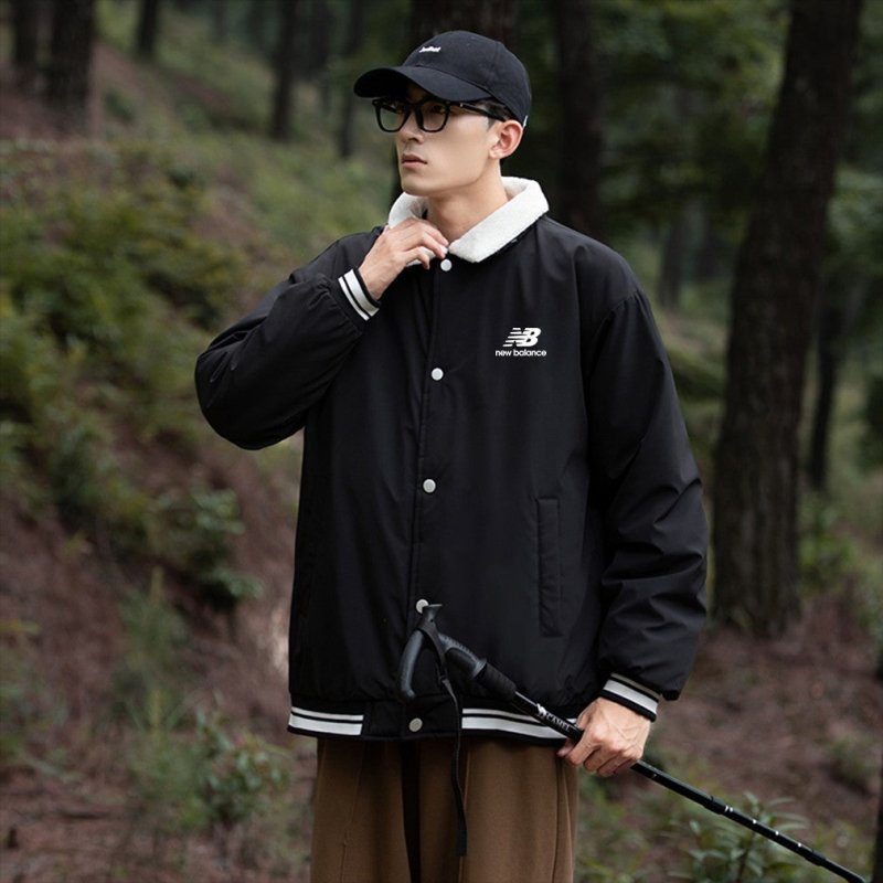 NEW BALANCE 羊羔絨棒球外套 - VANASH