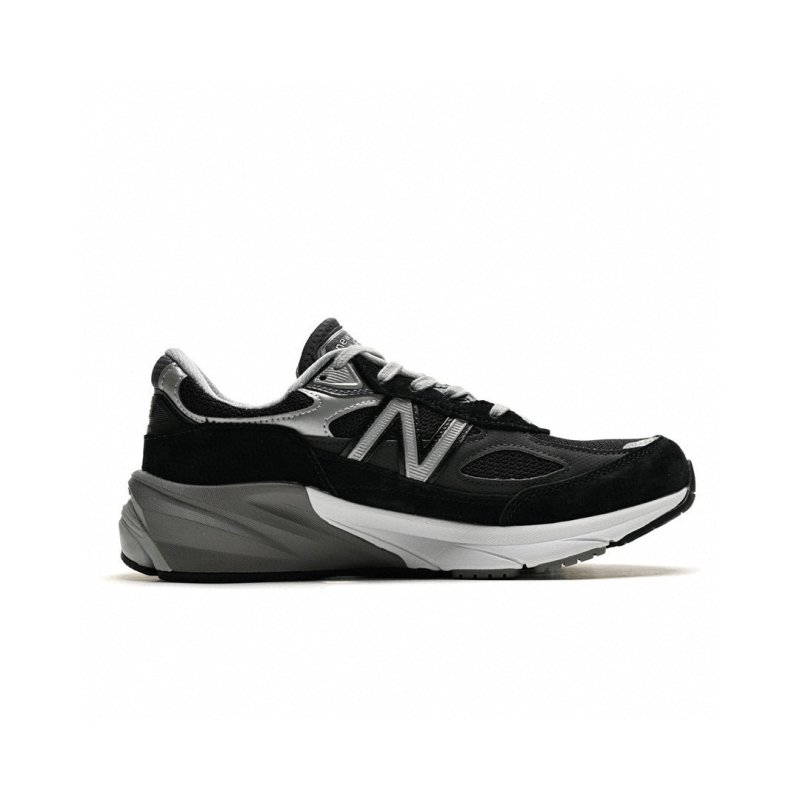 New Balance Black 990 V6 Core 復古運動鞋 - 黑灰 - VANASH