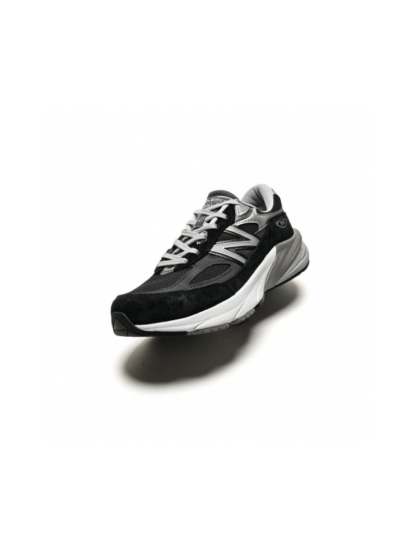 New Balance Black 990 V6 Core 復古運動鞋 - 黑灰 - VANASH