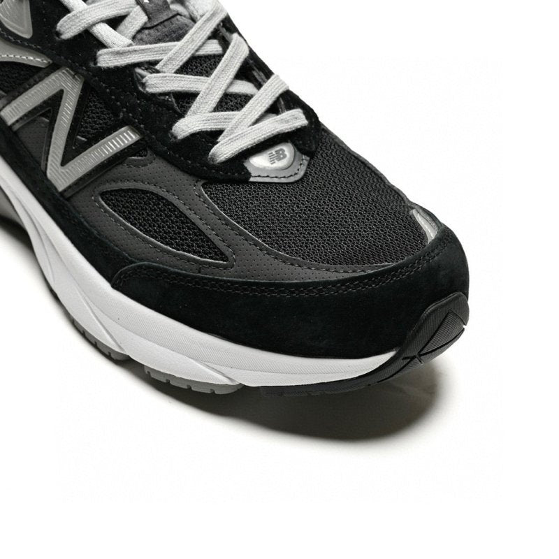 New Balance Black 990 V6 Core 復古運動鞋 - 黑灰 - VANASH