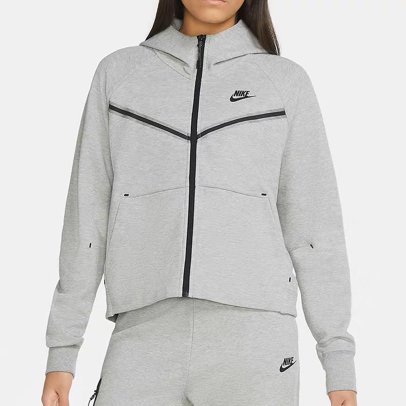 NIKE 女士 棉質連帽運動外套 - VANASH