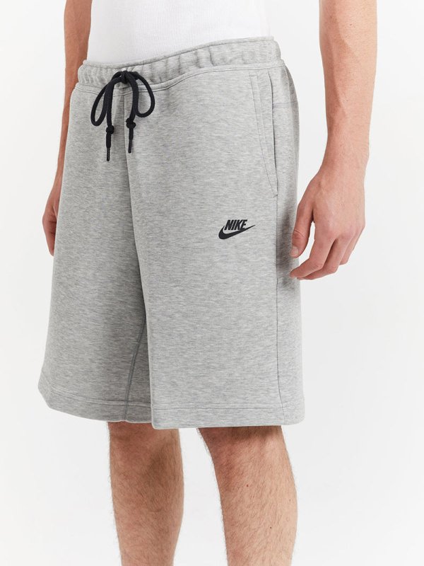 NIKE 棉質純色拉鍊短褲 - VANASH