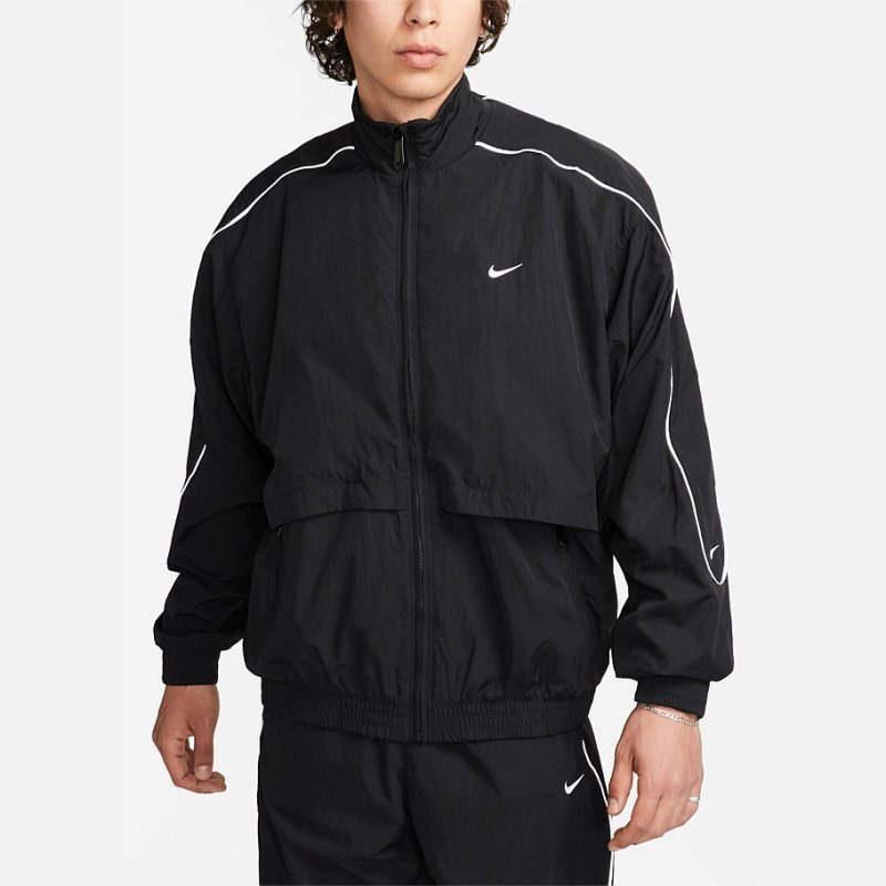 NIKE 反光滾邊立領風衣外套 - VANASH