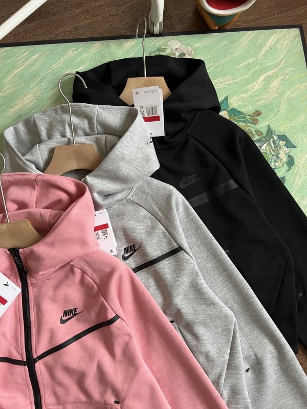 NIKE 女士 棉質連帽運動外套 - VANASH