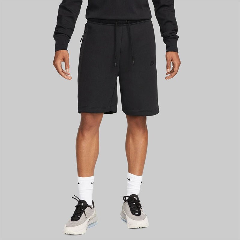 NIKE 棉質純色拉鍊短褲 - VANASH