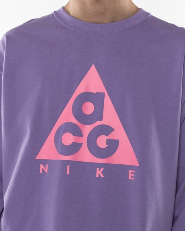 NIKE ACG 經典三角印花圓領長袖T恤 - VANASH