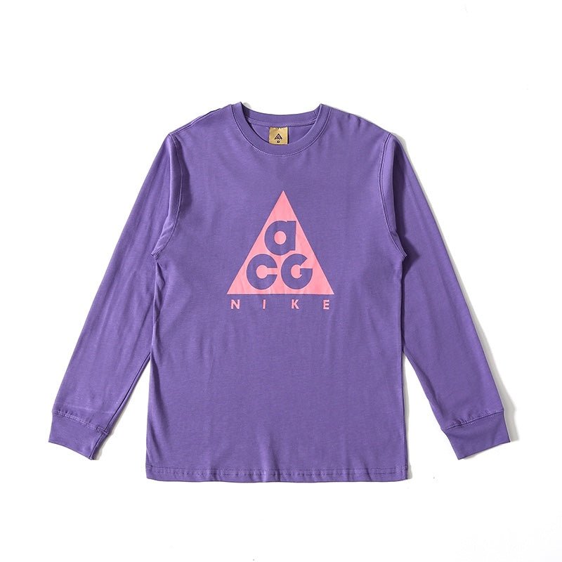 NIKE ACG 經典三角印花圓領長袖T恤 - VANASH