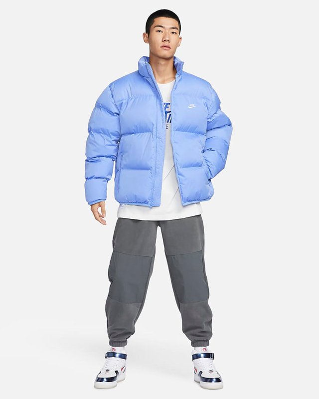 NIKE 純色立領鋪棉外套 FB7368-450 - VANASH