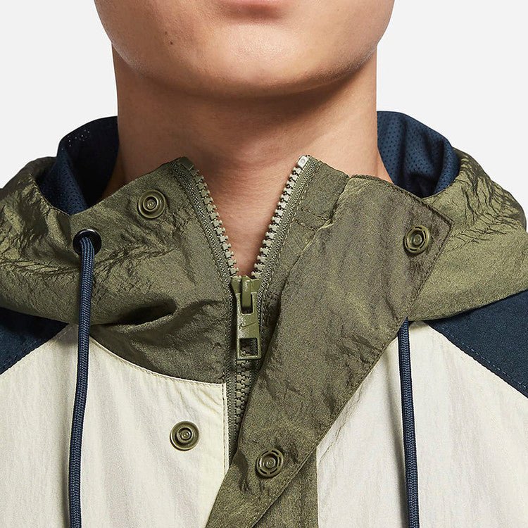 NIKE NSW SWOOSH JKT 點陣大勾勾 連帽外套風衣 男女款 DX6311-010 - VANASH