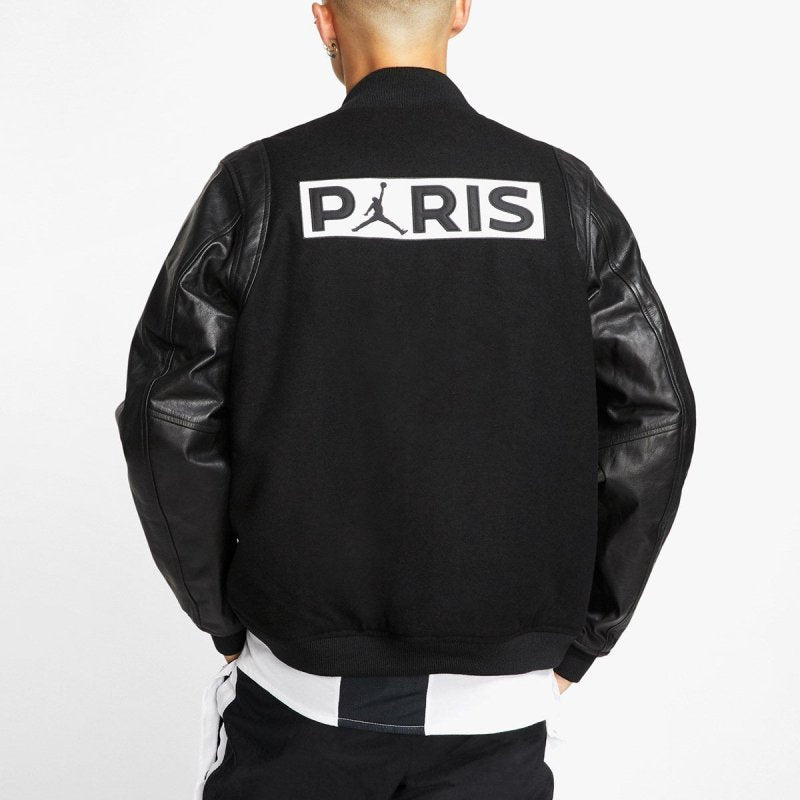 Nike Paris Saint-Germain 飛人喬丹 毛呢棒球外套 巴黎聖日爾曼 聯名款 - VANASH