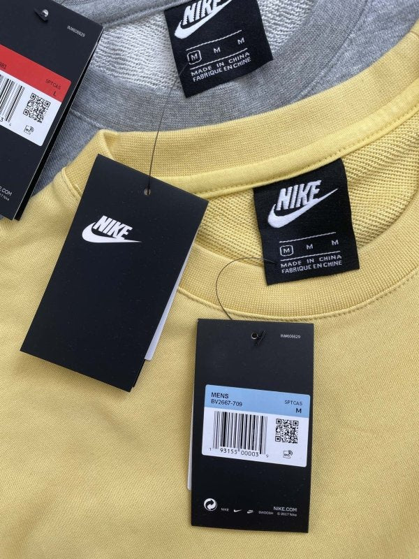 NIKE SPORTSWEAR CLUB 經典刺繡圓領衛衣 - VANASH