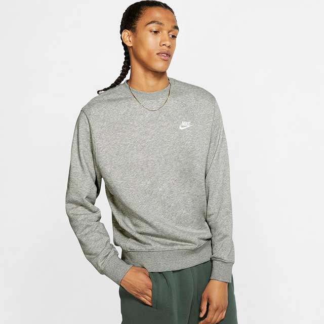 NIKE SPORTSWEAR CLUB 經典刺繡圓領衛衣 - VANASH