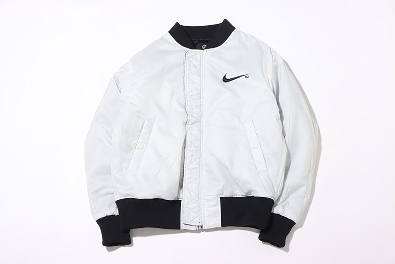 NIKE SWOOSH NSW 刺繡斷勾雙面穿飛行外套 - VANASH