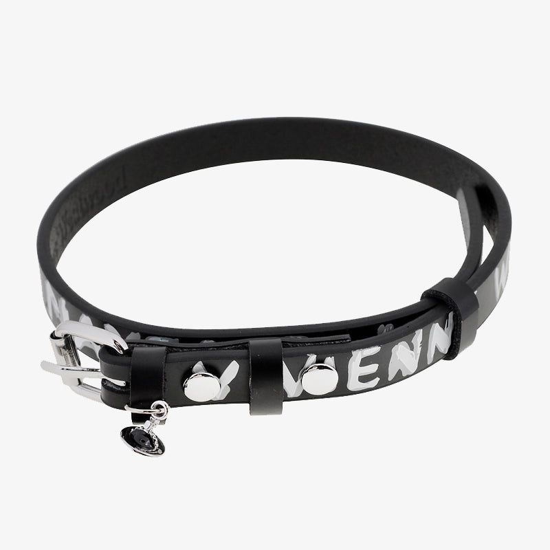 Vivienne Westwood Choker 土星球墜飾皮革項圈