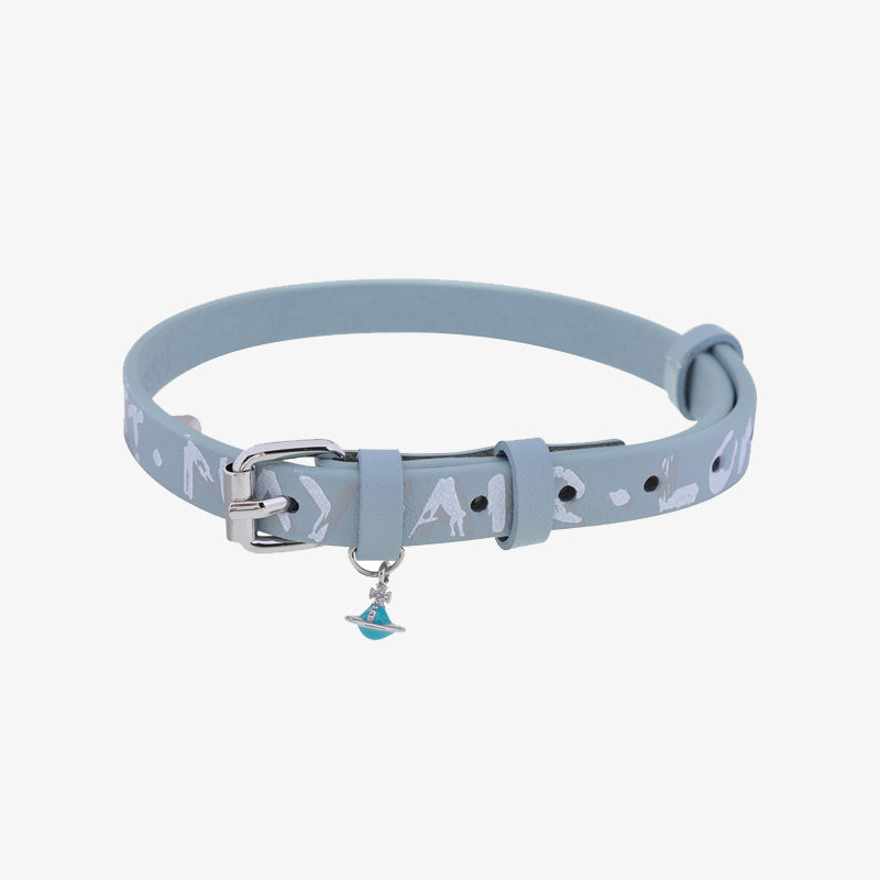 Vivienne Westwood Choker 土星球墜飾皮革項圈