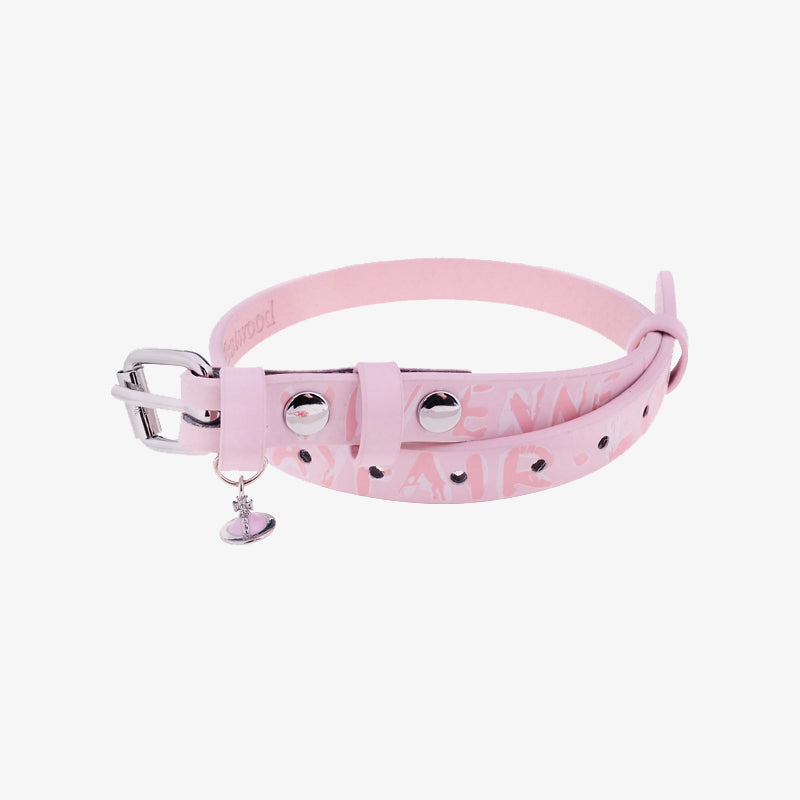 Vivienne Westwood Choker 土星球墜飾皮革項圈