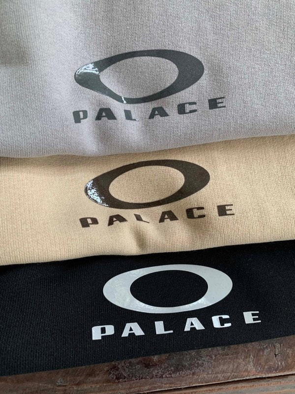 PALACE x OAKLEY 冒險主題聯名機能風重磅水洗連帽衛衣 - VANASH