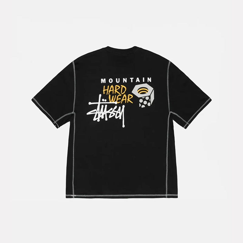 STÜSSY & MOUNTAIN HARDWEAR TEE 聯名撞色縫線短袖T恤