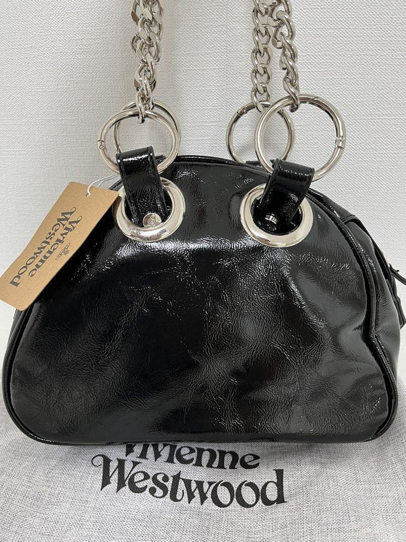 Vivienne Westwood 金屬龐克鏈條斜跨包