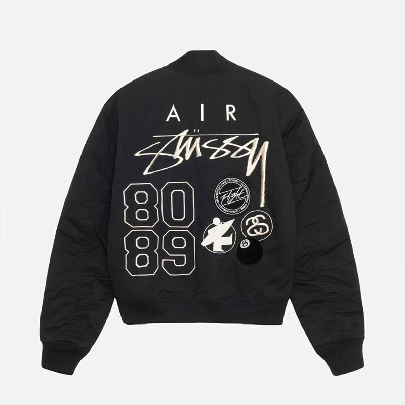 STUSSY x NIKE 聯名雙面穿衍縫鋪棉夾克