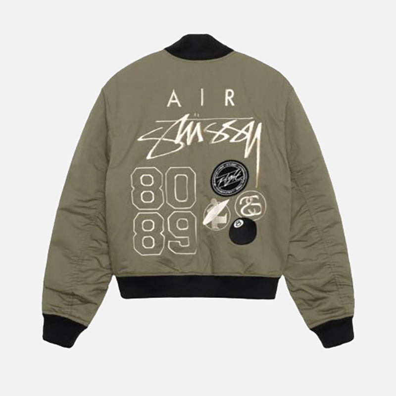 STUSSY x NIKE 聯名雙面穿衍縫鋪棉夾克