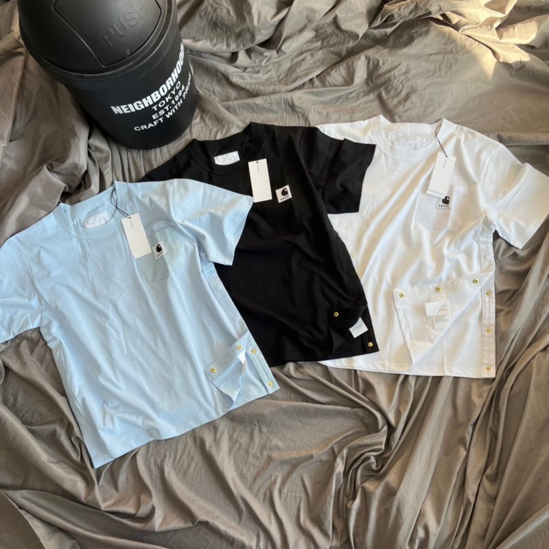 SACAI x Carhartt WIP 聯名口袋短袖上衣 - VANASH