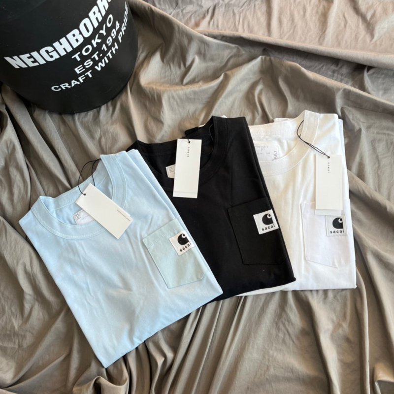 SACAI x Carhartt WIP 聯名口袋短袖上衣 - VANASH