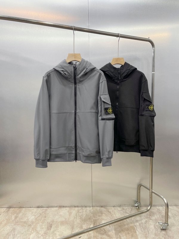 - 全新特價 - STONE ISLAND 石頭島連帽機能夾克(L號) - VANASH