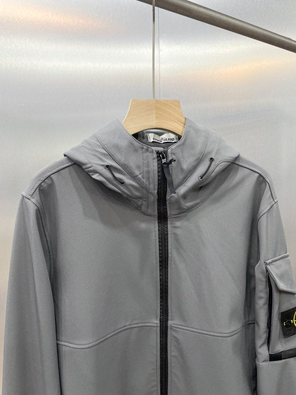 - 全新特價 - STONE ISLAND 石頭島連帽機能夾克(L號) - VANASH