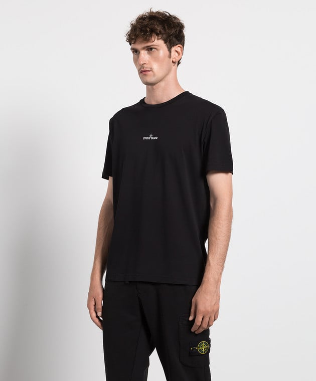 STONE ISLAND 石頭島LOGO印花短袖T恤 - VANASH