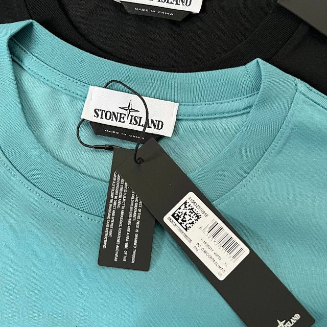 STONE ISLAND 石頭島LOGO印花短袖T恤 - VANASH