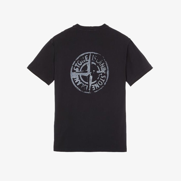STONE ISLAND 石頭島LOGO印花短袖T恤 - VANASH