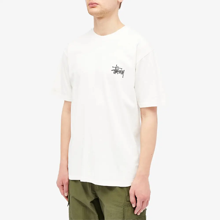 STUSSY 假日系列印花短袖T恤