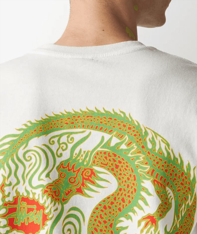 - 全新特價 - STUSSY 龍年限定祥龍圖騰短袖T恤(白色) - VANASH
