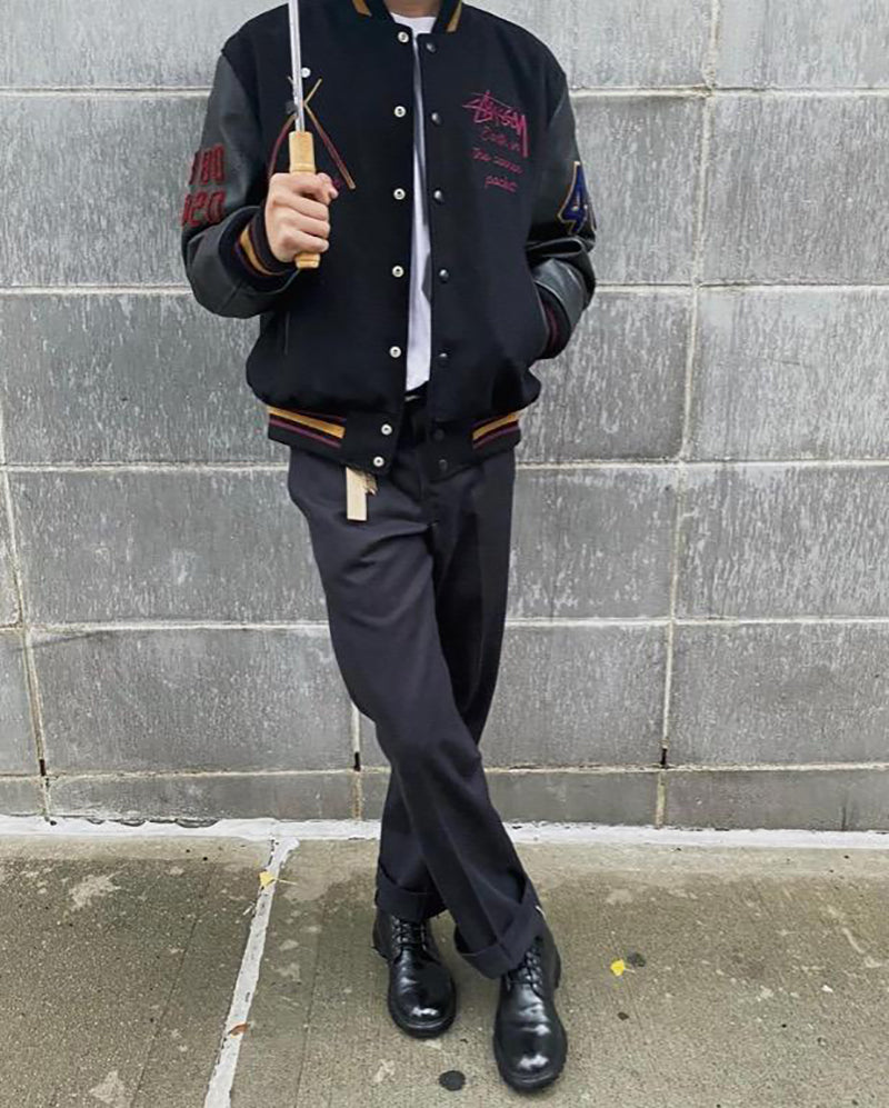 STUSSY 40週年紀念校隊夾克 棒球外套