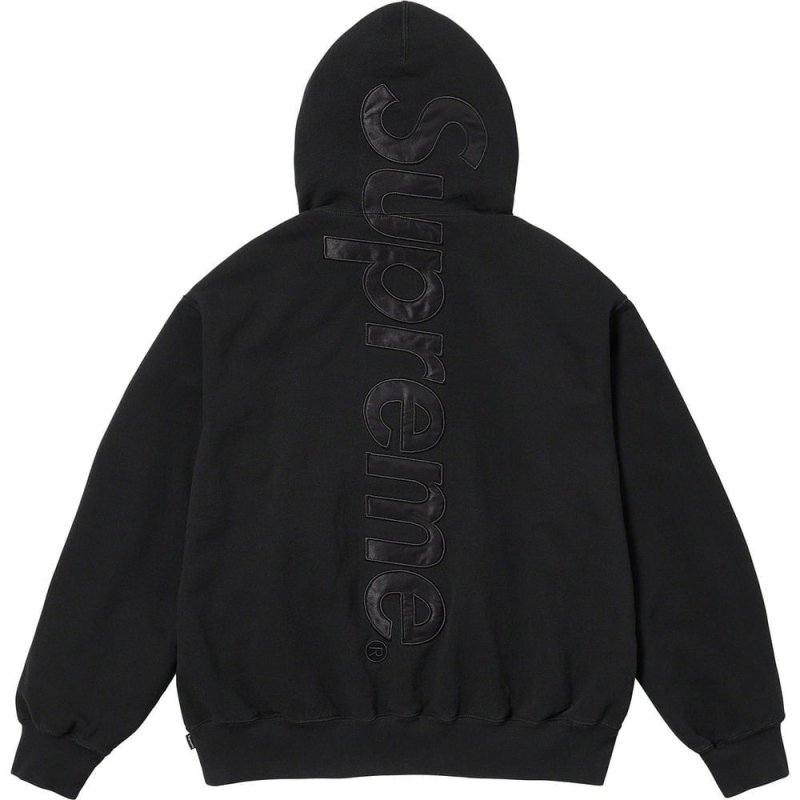 - 全新特價 - SUPREME 直排LOGO刷毛連帽上衣(藍L) - VANASH
